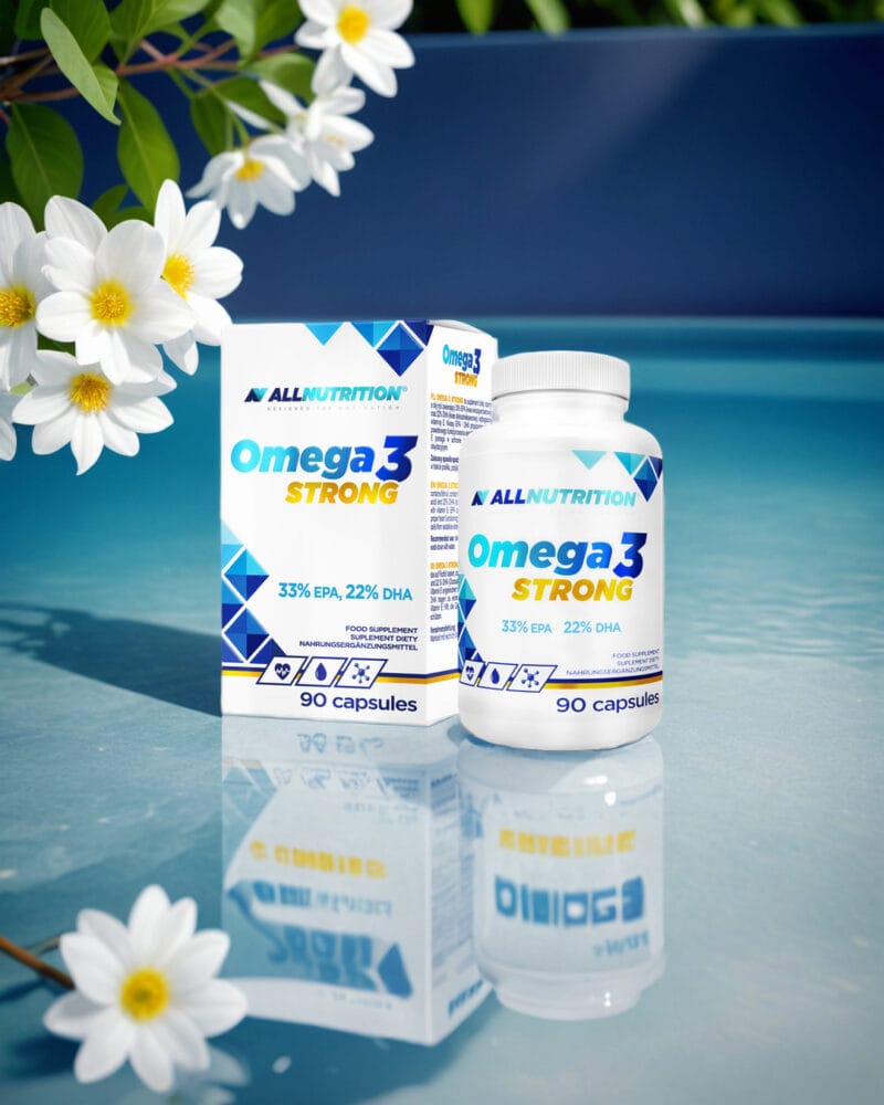 Høykonsentrert Omega-3 1000mg -90 kaps (330mg EPA+220 mg DHA per kapsel!)